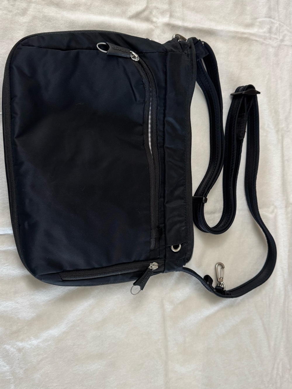 eBags Anti Theft Black Crossbody Shoulder Bag